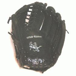 ngs Exclusive Heart of the Hide Baseball Glove. 12 inch with Trapeze Web. Black Dry Horween Leat